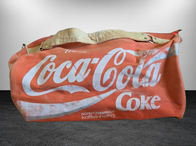 Vintage Coca Cola Reisetasche 80er Retro Tasche Dachbodenfund Coke Weekender