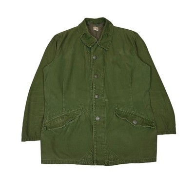 Vintage 70s Swedish Military Jacket C50 OSB M59 4 Pocket Work