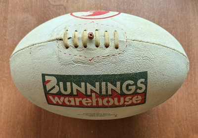 #ad Bunnings Warehouse Australian Football League Rubber Synthetic Rugby Ball $12.99