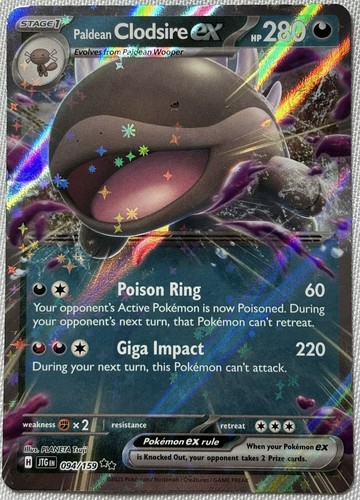 Paldean Clodsire ex : SCARLET AND VIOLET - JOURNEY TOGETHER 94/159