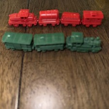 "Trenes miniatura Kinder vintage vagones 2 trenes"