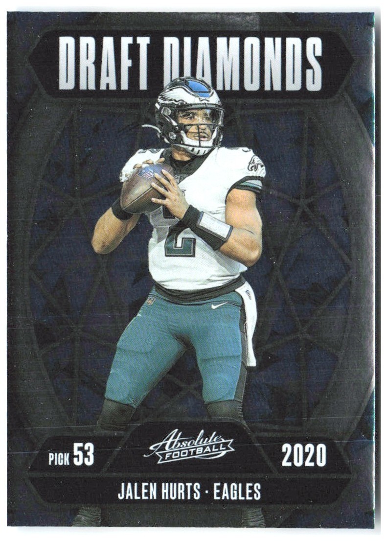 Jalen Hurts Panini Absolute - Draft Diamonds DD-JHS 2025 Philadelphia Eagles