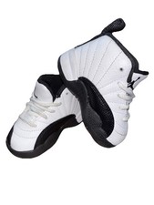 NWT Jordan 12 Retro TD White Black Taxi Boys Toddlers 4C 850000-117