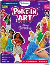 Skillmatics Poke-in Art - Disney Princesses, Wood Craft Kit, Gift for Kids  DIY