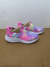 S Sport By Skechers Kids' Step-Ins Sneakers Tie Dye Slip On Cushioned Size 2
