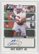 2021 Leaf Pro Set Power Emerald Spectrum Foil 3/50 Gee Scott Jr Auto 17d8