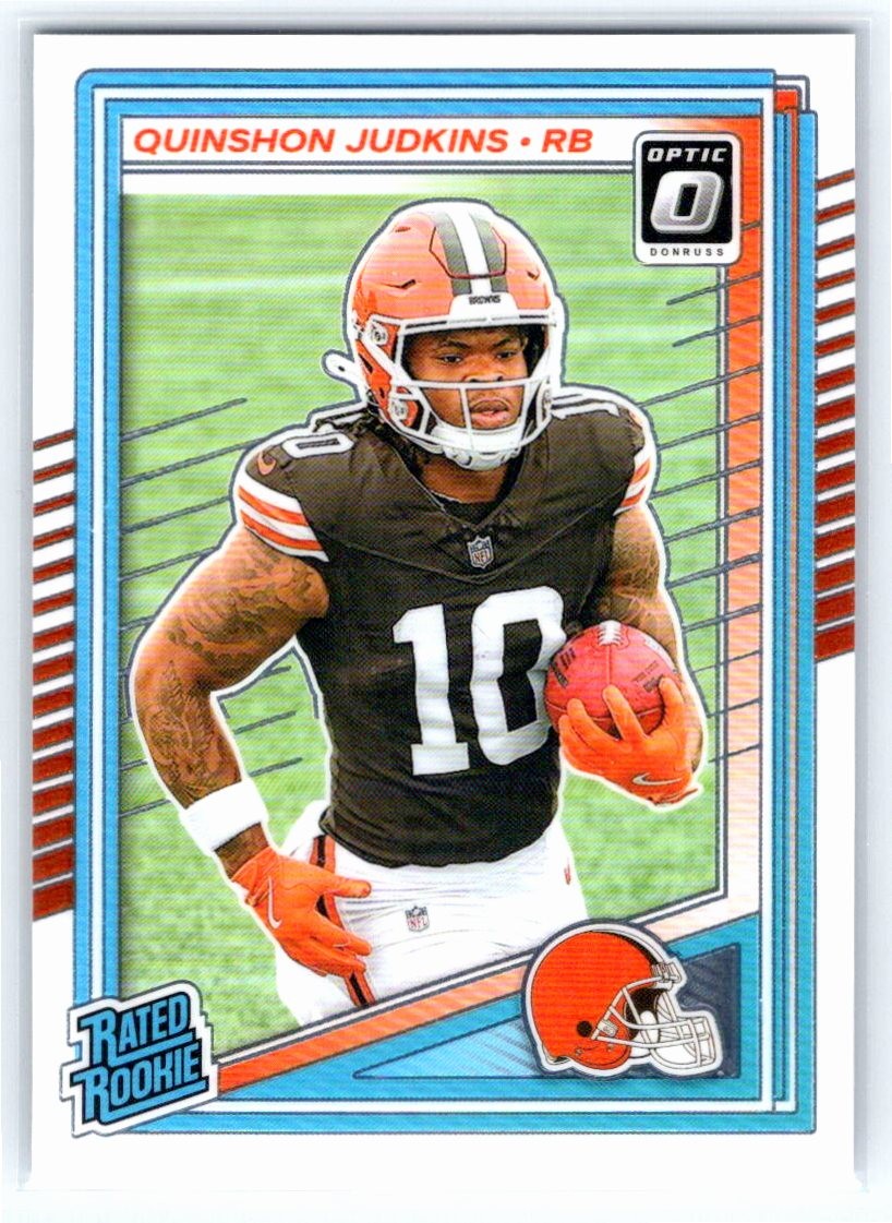 2025 Donruss Optic #252 Quinshon Judkins Cleveland Browns Rated Rookie