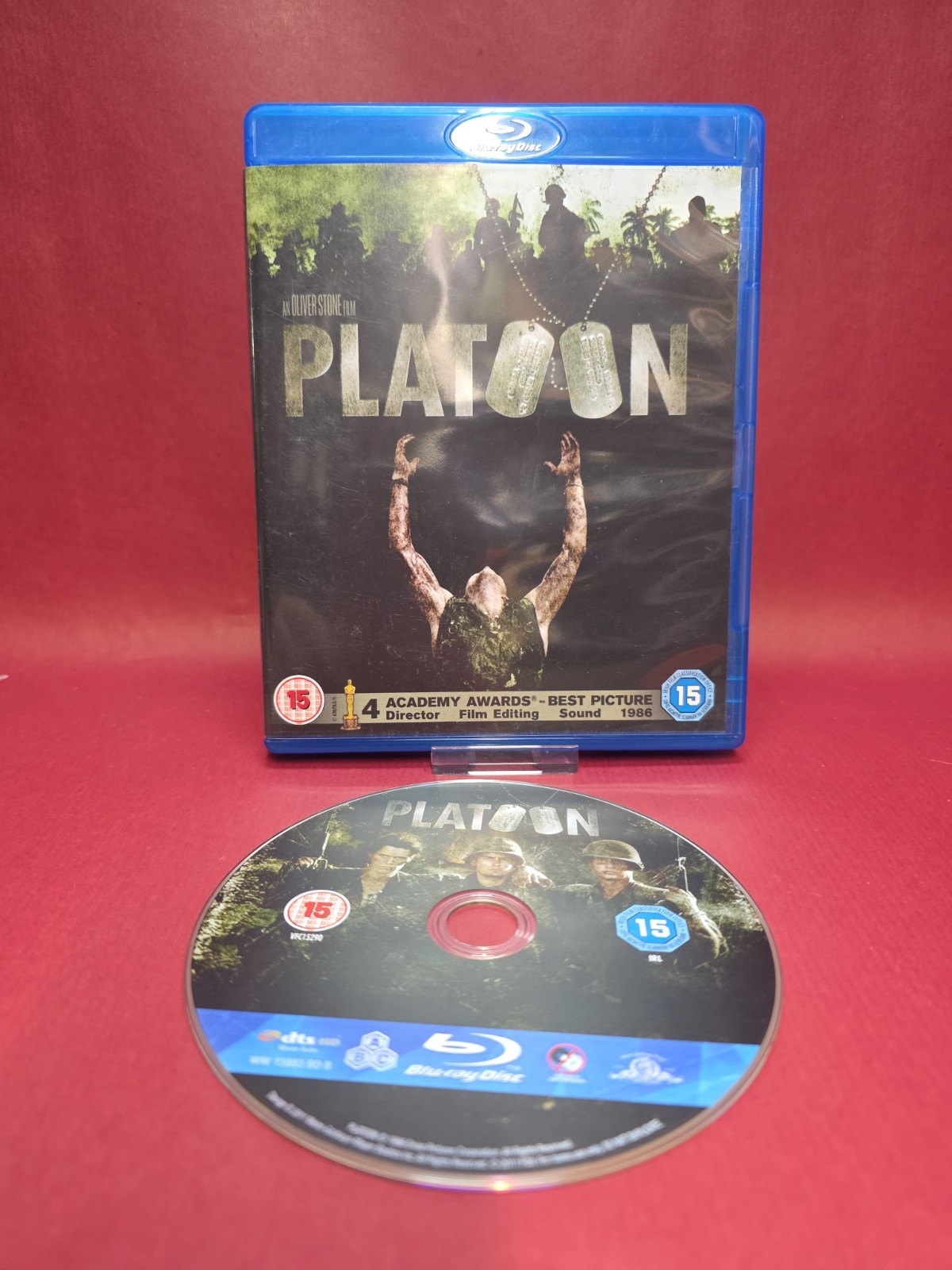 Platoon Blu-ray (2011) Tom Berenger, Stone (DIR) cert 15
