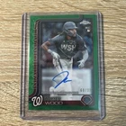 2025 Topps Chrome James Wood True Green Refractor Rookie Auto /99 RC Nationals!!