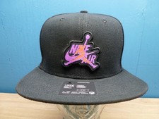 Nike Air Jordan Pro Black Hat Jumpman Snap Back Cap New