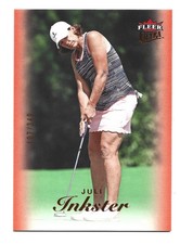 /349 Orange 2023 Fleer Ultra #24 Juli Inkster Golf HOF PGA Tour LPGA Card