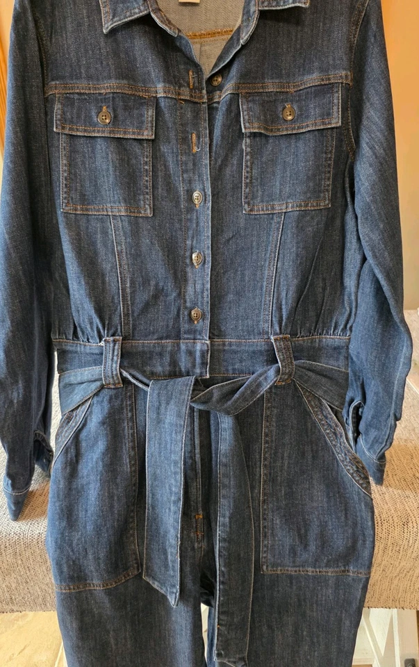 Джинсовый комбинезон Anthropologie Pilcro and the Letterpress. Размер Med. - Изображение 2 из 4