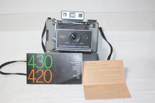 Orig Owner - CLEAN Polaroid Automatic Land Camera Model 420 With Manual  Case