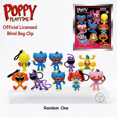 Poppy Playtime Blind Bag Mystery Box Figural Bag Clip HuggyWuggy Collectible Toy