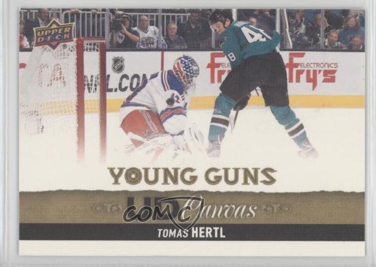 2013-14 Upper Deck UD Canvas Young Guns Tomas Hertl #C119 8hf
