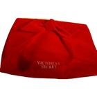 Victoria's Secret Red Velvet Cosmetic Makeup Travel  Handbag Bow  NEW — photo 5