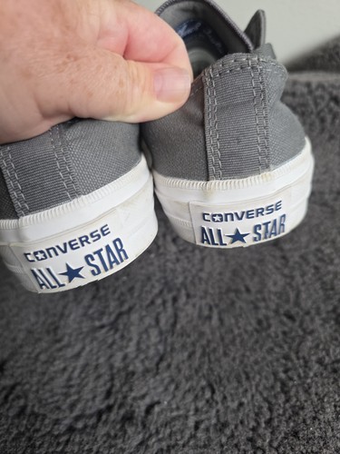 Converse Chuck Taylor II 2 All Star Lunarlon Low Top trainers gray UK 4.5 EU37 - Picture 5 of 9