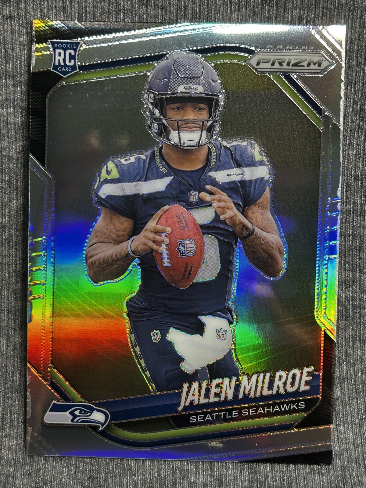 Jalen Milroe Panini Prizm #317 Silver
