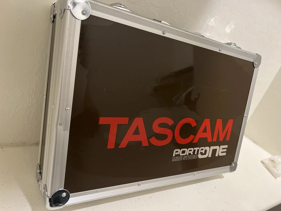 Tascam Ministudio Porta One 4-CHANNEL Portable Cassette Studio Working W/ Case - Image 2 of 4