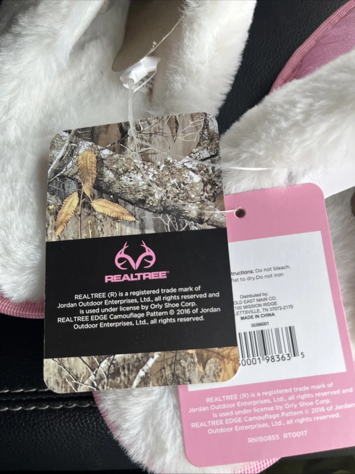 Zapatilla Realtree Damas Rosa Camuflada Talla S/M 7-8 Foto 4 de 4