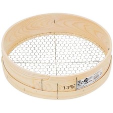 SENKICHI Wooden Sand Sieve, Round, &phi;35cm, 13.0mm