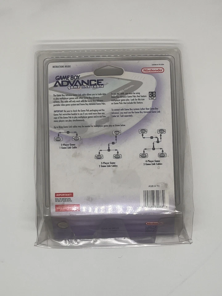 Nintendo Game Boy Advance Game Link Cable Gameboy OEM  - Image 2 of 2