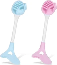 2 Pack Double-Sided Facial Cleansing Silicone Brush