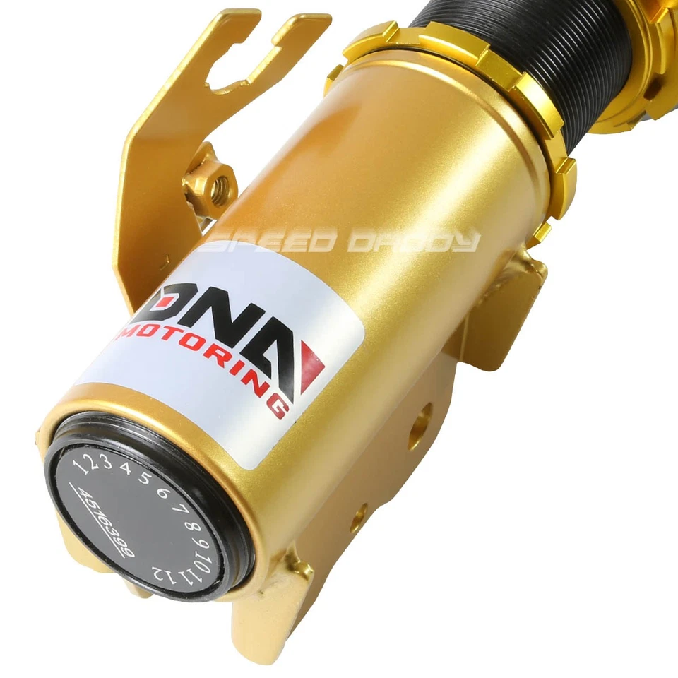 PARA S13 DNA NÃO-ADJ AMORTECEDOR DE SUSPENSÃO COILOVER COMPLETO JDM BLACK RACE/HARD SPRING - Imagem 4 de 4