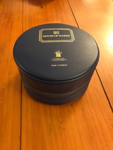 House of Hardy Fly Fishing Reel Case Pouch Blue Large 5 1/4inch, Marquis Salmon