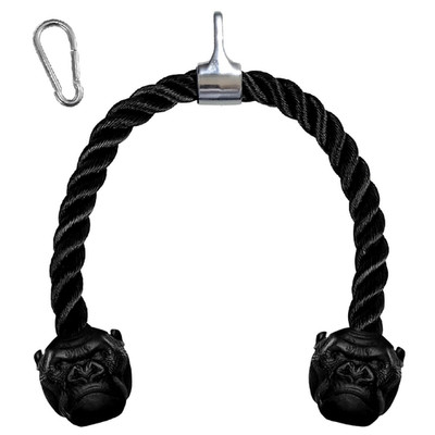 Trained Tricep Rope Pull Down Cable Gorilla Gripz 27 Inch Rope Length Easy To