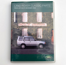 Land Rover Classic Parts Price List Cd December 2004 Discovery 1 Range Rover Land Rover Classic Parts Price List Cd December 2004 Discovery 1 Range Rover