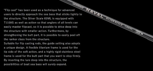 Apia Rod Baitcast Grandage Naval Silver Scale C65ML (2492) - Picture 6 of 6