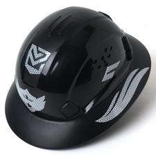 Full Brim Hard Hat Vented Safety Helmet for Construction OSHA Approved Cascos...