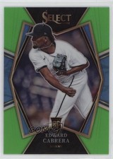 2022 Panini Select Premier Level Neon Green Prizm /99 Edward Cabrera #110 0wn0