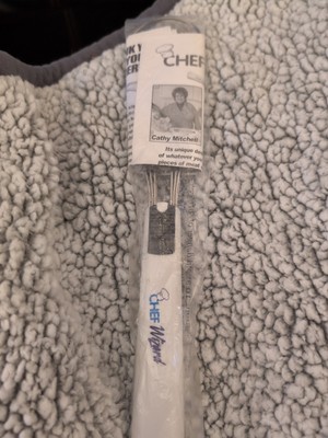 Chef Wizard Cathy Mitchell Whisk Locking Handle Tongs 6 in 1 Utensil New In Pkg 