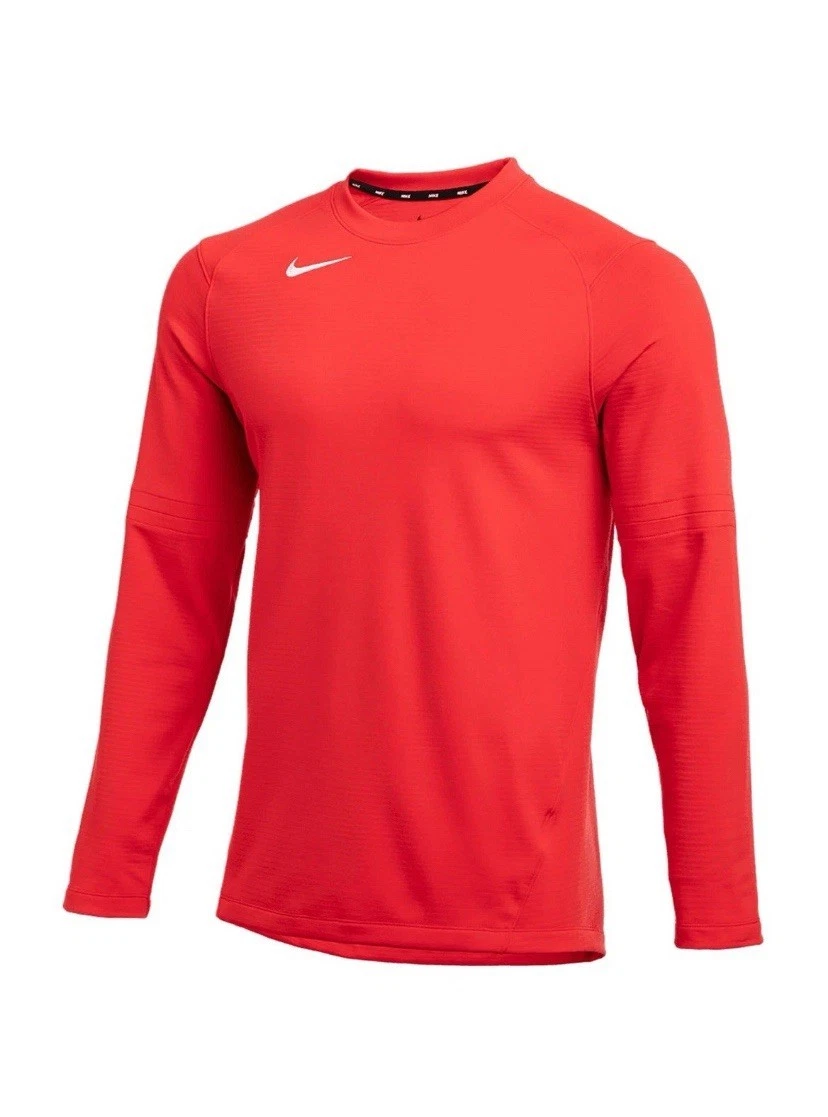 Nike Dri Fit Women’s Long Sleeve Pre-Game Softball Heather Red Size Medium NWT