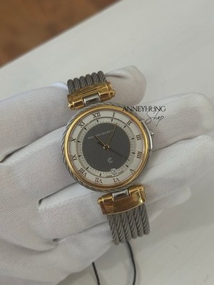 WOMAN'S PHILLIPE CHARRIOL 32mm STAINLESS STEEL CELTIC CABLE QUARTZ WATCH