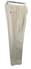 Perry Ellis America Men's Linen Blend Dress Pants Tan Size 34