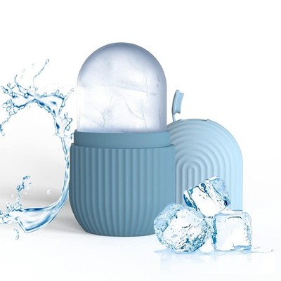 Silicone Ice Roller for Face Reusable Facial Ice Mold Puffiness Skin Care