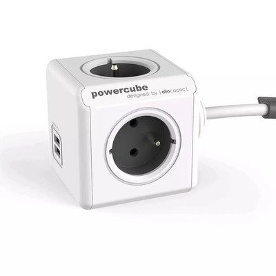 8718444082217 PowerCube Extended USB FR GREY Domyślna grupa mat.