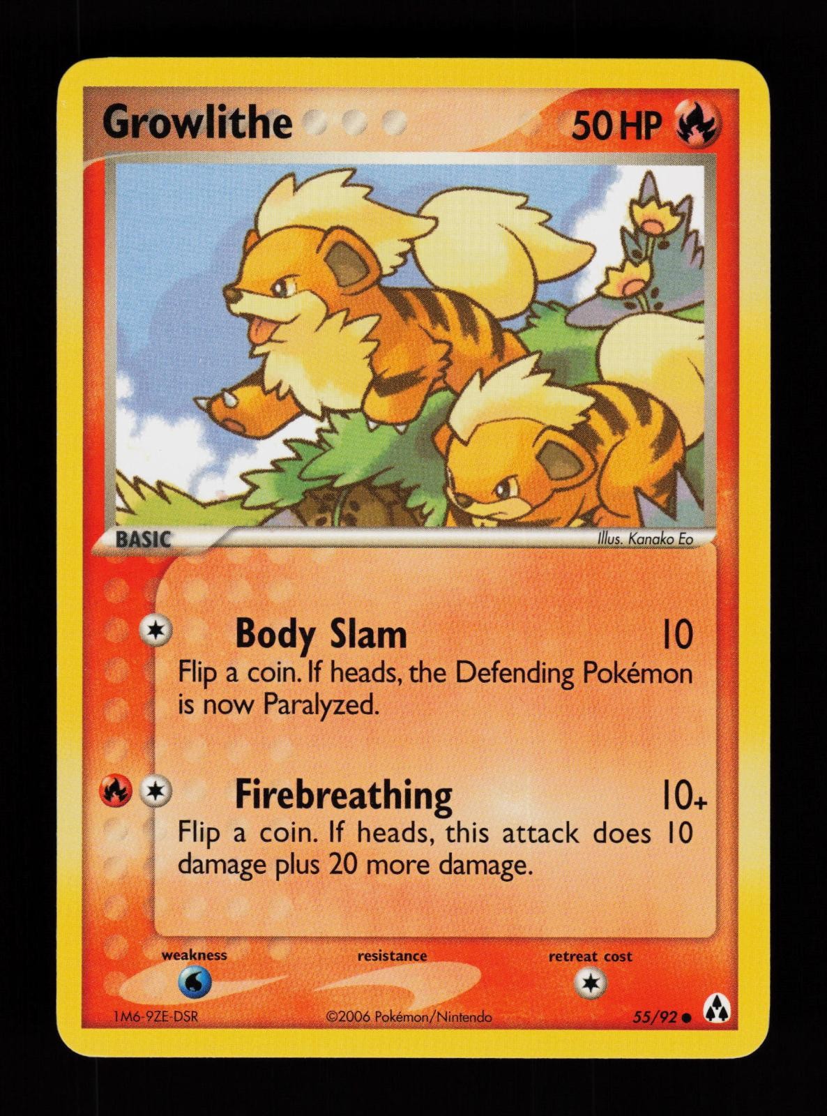 Growlithe 55/92 Common Legend Maker Pokemon Cards
