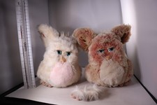 Furby 2005 Lot of 2 Emoto Tronic For Parts Not Working Untested