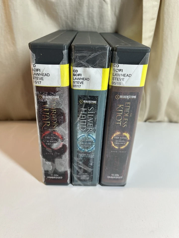 Song Of The Albion Trilogy Complete 1-3 Stephen Lawhead Audio Books Ex-Library - Image 2 of 4