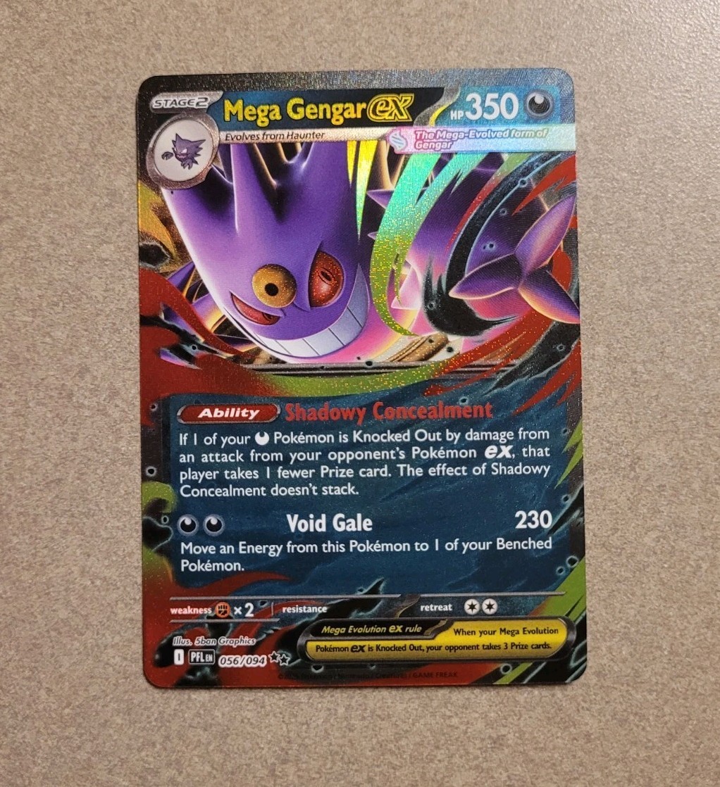 Pokemon TCG Mega Gengar Ex 056/094 Mega Battle Card | eBay