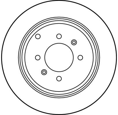 Disque de frein TRW DF2781 acier de rechange pour freinage arrière de voiture