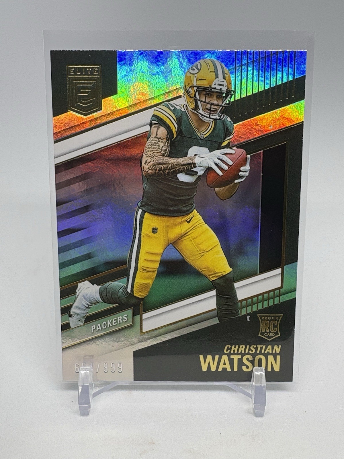 2022 Panini Donruss Elite Christian Watson RC /999 (E387)