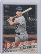 2020 Duke Snider Topps Decades Best CELEBRATION GOLD SP /100 - DS Dodgers
