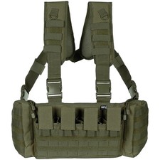 MFH Mission Chest Rig Army Military Tactical Kit Molle OD Green