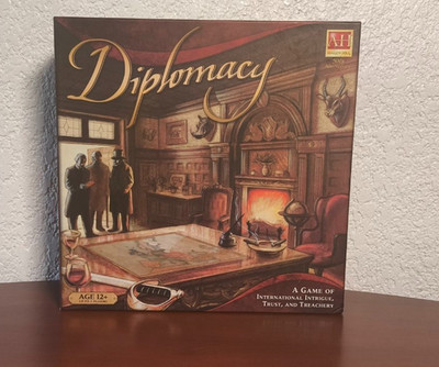 Diplomacy Board Game by Avalon Hill  50th Anniversary Wizards 2008 Complete