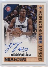2017-18 Panini NBA Hoops Great SIGnificance Langston Galloway #GS-LGW Auto s6i